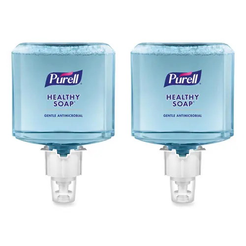PURELL® HEALTHY SOAP 0.5% BAK Antimicrobial Foam Refill, For ES4 Dispensers, Light Citrus Floral Scent, 1,200 mL, 2/Carton