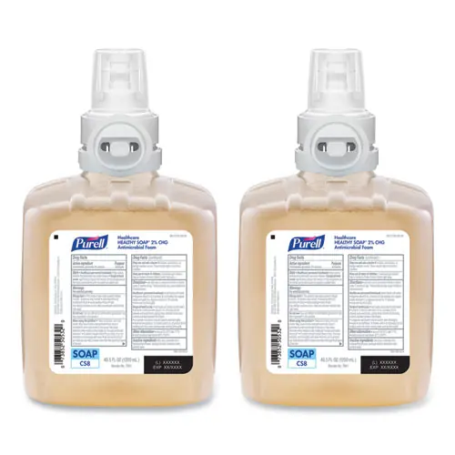 PURELL® Healthy Soap 2.0% CHG Antimicrobial Foam Refill for CS8 Dispensers, Fragrance-Free