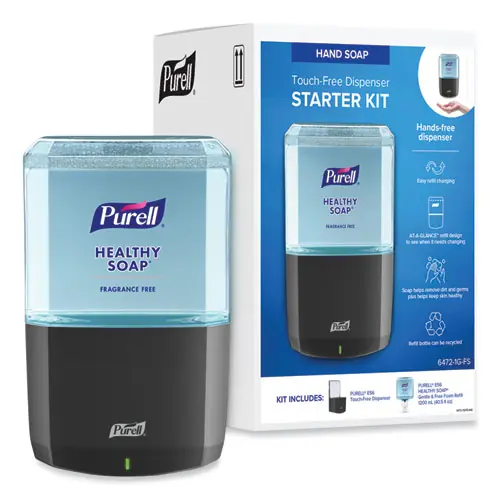 PURELL® HEALTHY SOAP Gentle and Free Foam ES6 Starter Kit, 1,200 mL, Graphite