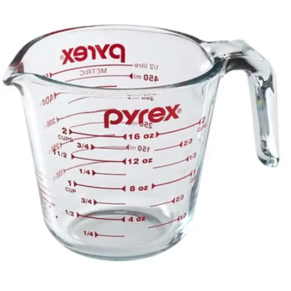 Pyrex 2 Cup Glass Measuring Cup