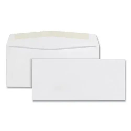 Quality Park™ Business Envelope, #10, Commercial Flap, Side Seam, Gummed Closure, White, 500/Box