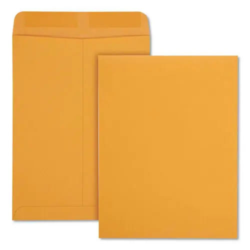 Quality Park™ Catalog Envelope, 28 lb Bond Weight Kraft, #10 1/2, 9 x 12, Brown Kraft, 250/Box