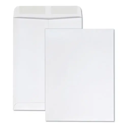 Quality Park™ Catalog Envelope, 9 x 12, 28 lb Bond, White, 100/Box