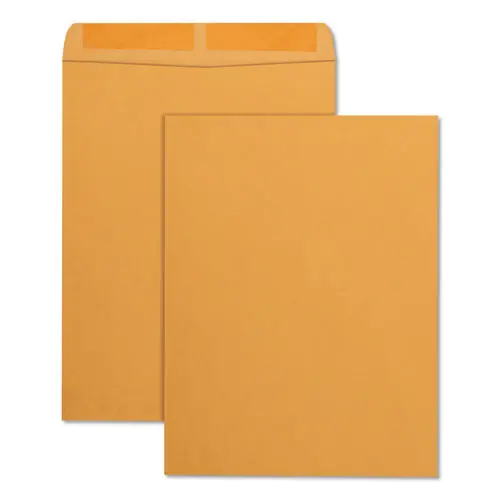 Quality Park™ Catalog Envelope, 28 lb Kraft Paper, #13 1/2, 10 x 13, Brown, 250/Box