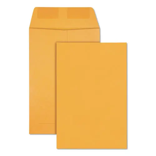 Quality Park™ Catalog Envelope, 28 lb Bond Weight, #1, 6 x 9, Brown Kraft, 500/Box