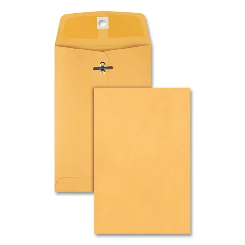 Quality Park™ Clasp Envelope, #35, 5 x 7.5, Brown Kraft, 100/Box