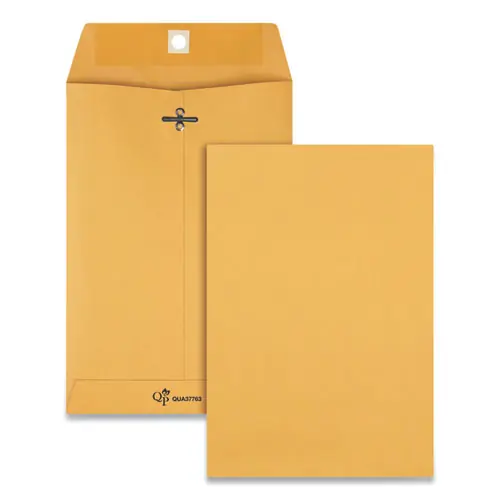 Quality Park™ Clasp Envelope, #1 3/4, 6.5 x 9.5, Brown Kraft, 100/Box