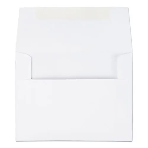 Quality Park™ Greeting Card/Invitation Envelope, A-2, Square Flap, Gummed Closure, 100/Box