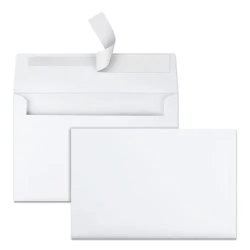 Quality Park™ Greeting Card/Invitation Envelope, A-9, White, 100/Box