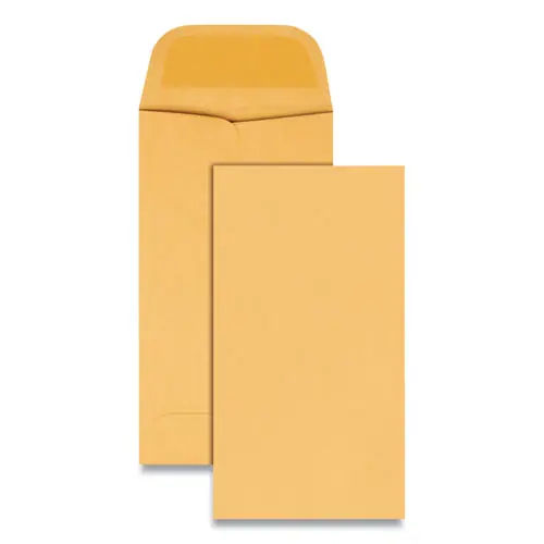 Quality Park™ Kraft Coin and Small Parts Envelope, #5, Brown Kraft, 500/Box
