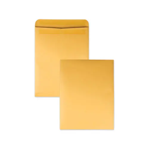 Quality Park™ Redi-Seal Catalog Envelope, #15 1/2, Cheese Blade Flap, 12 x 15.5, Brown Kraft, 250/Box