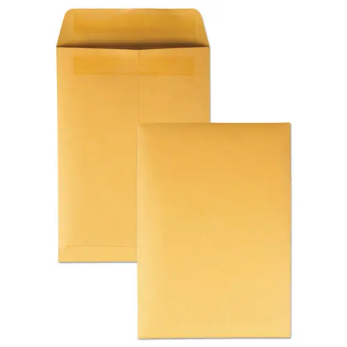 Quality Park™ Redi-Seal Catalog Envelope, #6, Cheese Blade Flap, Redi-Seal Adhesive Closure, 7.5 x 10.5, Brown Kraft, 250/Box