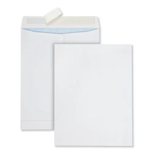 Quality Park™ Redi-Strip Security Tinted Envelope, #13 1/2, 10 x 13, White, 100/Box