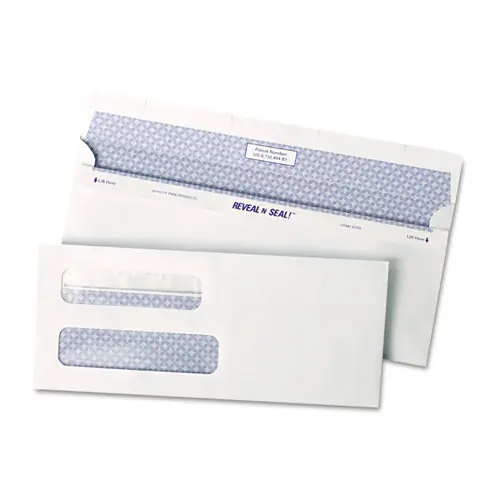 Quality Park™ Reveal-N-Seal Envelope #8 5/8, 3.63 x 8.63, White, 500/Box