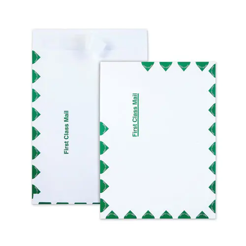 Quality Park™ Ship-Lite Envelope, First Class, #10 1/2, Redi-Strip Adhesive Closure, 9 x 12, White, 100/Box