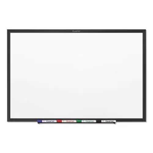 Quartet® Classic Series Nano-Clean Dry Erase Board, 48" x 36", White Surface, Black Aluminum Frame