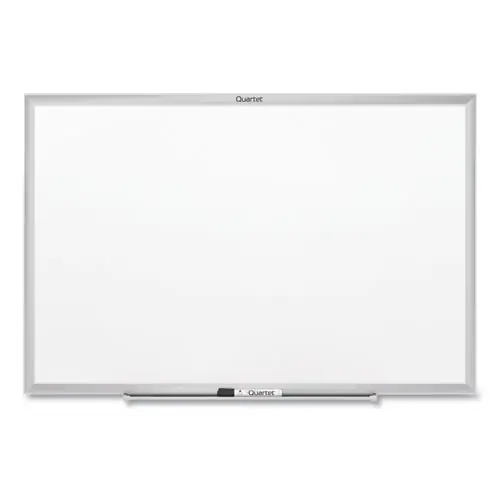 Quartet® Classic Series Nano-Clean Dry Erase Board, White Surface, Satin Aluminum Frame, 72" x 48"