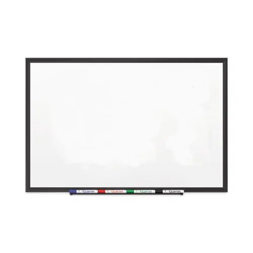 Quartet® Classic Series Porcelain Magnetic Dry Erase Board, 96" x 48", White Surface, Black Aluminum Frame