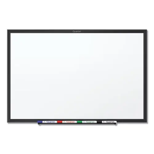 Quartet® Classic Series Total Erase Dry Erase Board, 48" x 36", White Surface, Black Aluminum Frame