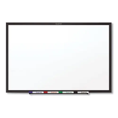 Quartet® Classic Series Total Erase Dry Erase Board, 60" x 36", White, Black Aluminum Frame