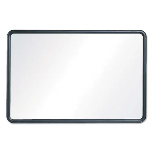 Quartet® Contour Dry Erase Board, 24" x 18", White Surface, Black Plastic Frame