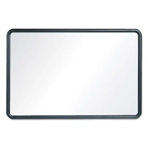 Quartet® Contour Dry Erase Board, 48" x 36", White Surface, Black Plastic Frame