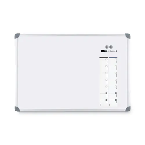 Quartet® Euro-Style Magnetic Dry-Erase Board, Aluminum Frame, 36" x 24"