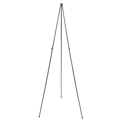 Quartet® Full Size Instant Easel, 62.38" Maximum Height, Steel, Black