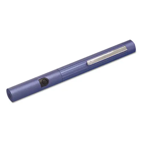 Quartet® General Purpose Laser Pointer, Class 3A, Projects 1,148 ft, Metallic Blue