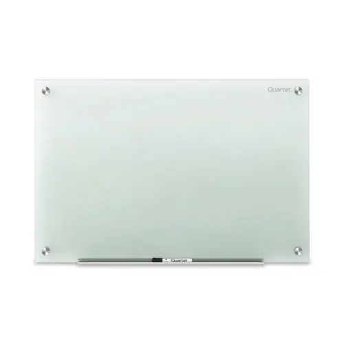 Quartet® Infinity Glass Marker Board, 24" x 18", Frost Surface