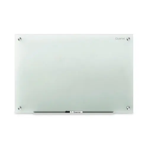 Quartet® Infinity Glass Marker Board, 36" x 24", Frost Surface