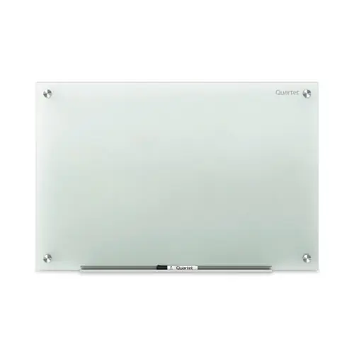 Quartet® Infinity Glass Marker Board, 48" x 36", Frost Surface