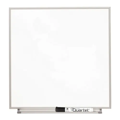 Quartet® Matrix Magnetic Boards, 16" x 16", White Surface, Satin Aluminum Frame