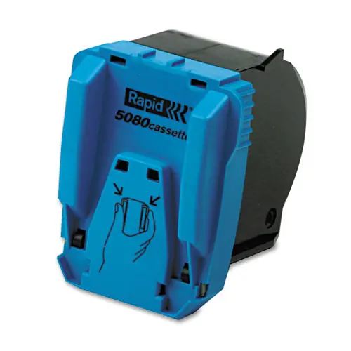 Rapid® Heavy-Duty Staple Cartridge, 0.5" Crown, Steel, 5,000/Box