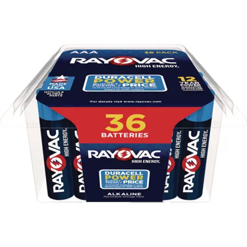Rayovac® Alkaline AAA Batteries, 36/Pack