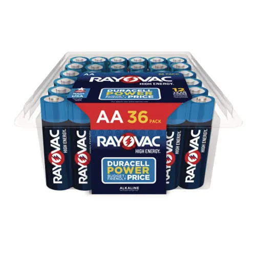 Rayovac® High Energy Premium Alkaline AA Batteries, Pro Pack, 36/Pack