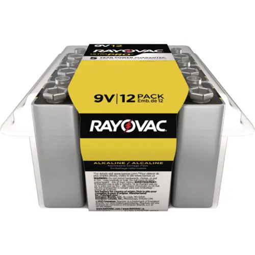 Rayovac® Ultra Pro Alkaline 9V Batteries, 12/Pack