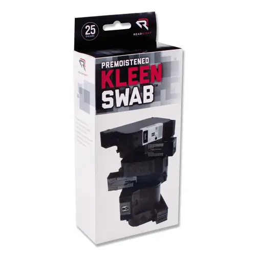 Read Right® KleenSwabs Printer Cleaner Swabs, 25/Box