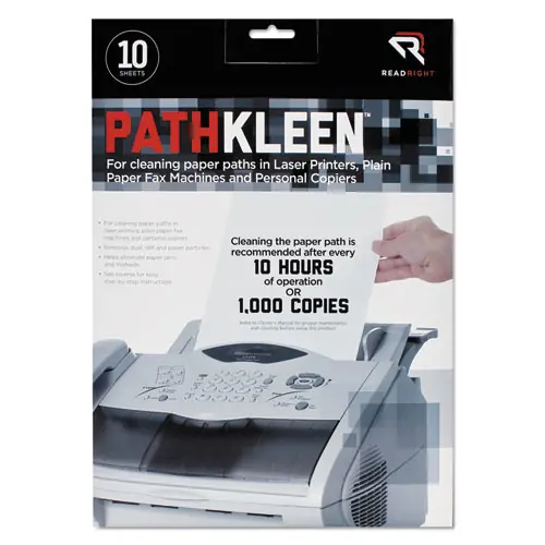 Read Right® PathKleen Sheets, 8.5 x 11, 10/Pack