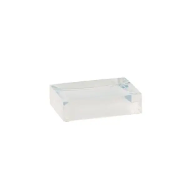Rectangle Soap Holder: WHITE GLACIER