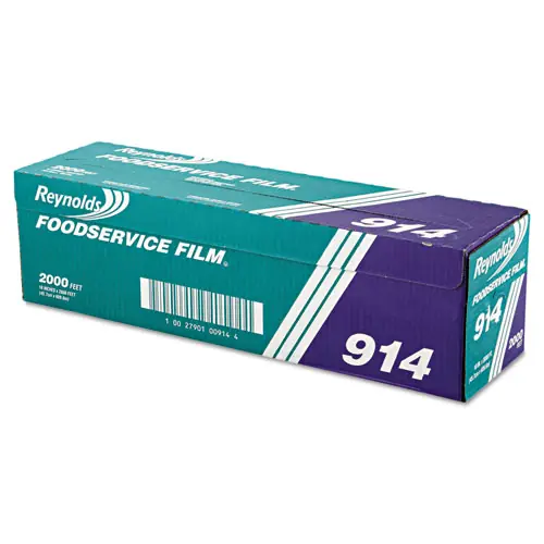 Reynolds Wrap® PVC Film Roll with Cutter Box, 18" x 2,000 ft