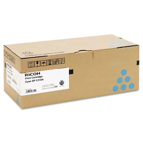 Ricoh® 406345 Toner, Cyan, 2,500 Page Yield