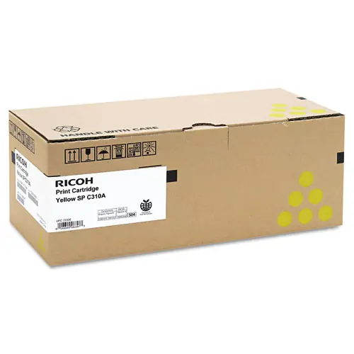Ricoh® 406347 Toner Cartridge, Yellow, 2,500 Page-Yield