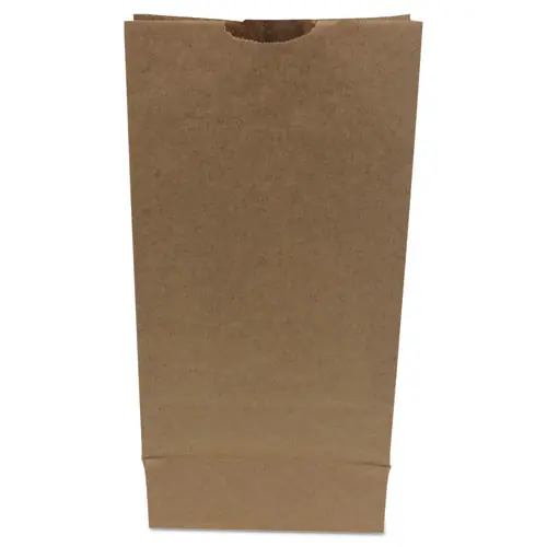 Ross & Wallace Paper Products Grocery Paper Bags, #10 Size, Heavy-Duty, Natural, 500/Bundle