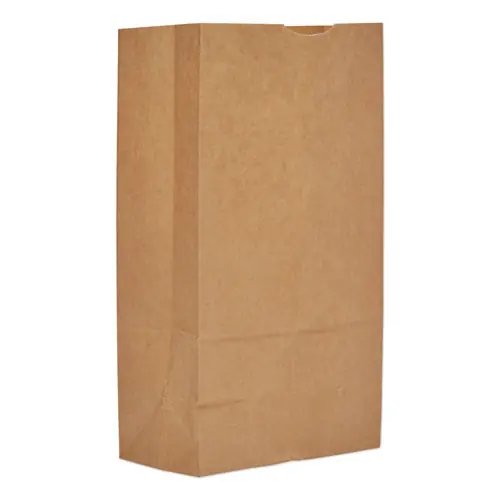 Ross & Wallace Paper Products Grocery Paper Bags, #12 Size, Heavy-Duty, Natural, 500/Bundle