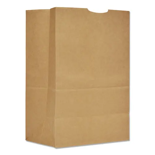 Ross & Wallace Paper Products Grocery Paper Bags, #1/6 BBL Size, Extra Heavy-Duty, 12" x 7" x 17", Natural, 400/Bundle