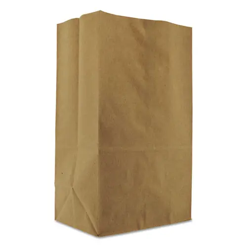 Ross & Wallace Paper Products Grocery Paper Bags, #1/8 BBL Squat Size, Natural, 500/Bundle