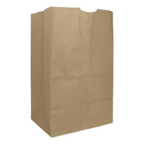 Ross & Wallace Paper Products Grocery Paper Bags, #20 Squat Size, Extra-Heavy-Duty, 8.13" x 5.88" x 12.5", Natural, 500/Bundle