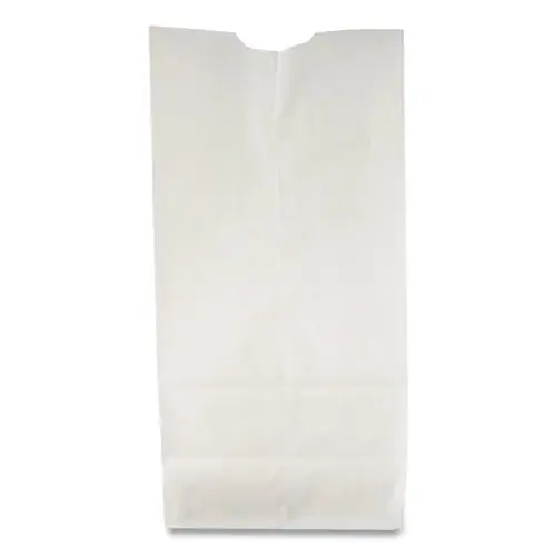 Ross & Wallace Paper Products Grocery Paper Bags, #2 Size, White, 500/Bundle