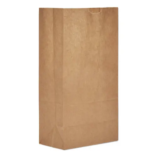 Ross & Wallace Paper Products Grocery Paper Bags #5, Extra-Heavy-Duty, Natural, 500/Bundle